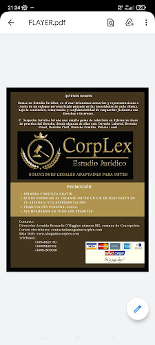 Abogado Corplex - Concepción