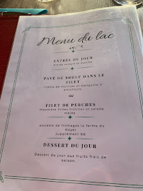 Menu / carte de Restaurant Le Passe Franc à Yvoire