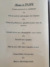 Restaurant La Taverne Du Château à Guise (la carte)