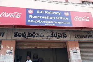 Railway reservation counter image