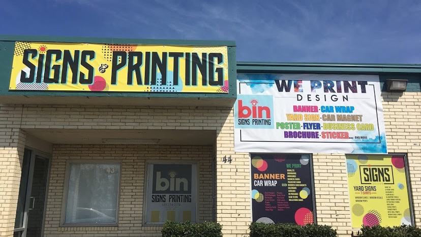 Bin-Signs and Printing