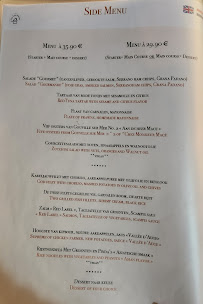 Menu du Côté Resto à Honfleur