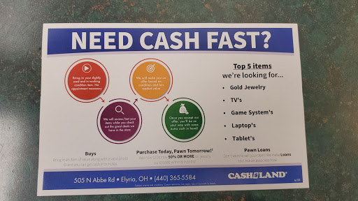 Check Cashing Service «Cashland», reviews and photos, 505 N Abbe Rd, Elyria, OH 44035, USA