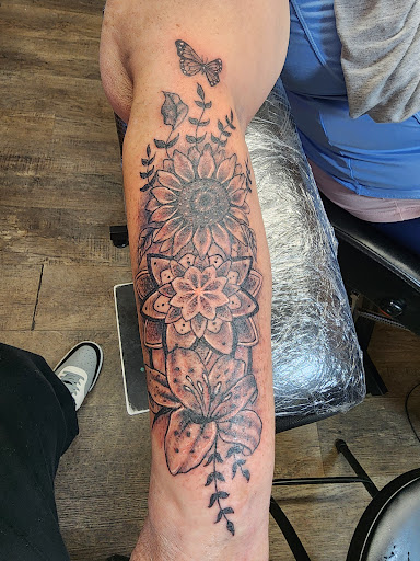 Explore indian chief tattoo ideas, creative tattoo ideas in Charlottesville, available at ScottyrocksTwisted Inks