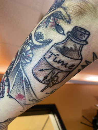 Explore functional tattoo ideas, creative tattoo ideas in Elkview, available at Andy Electric Tattoos