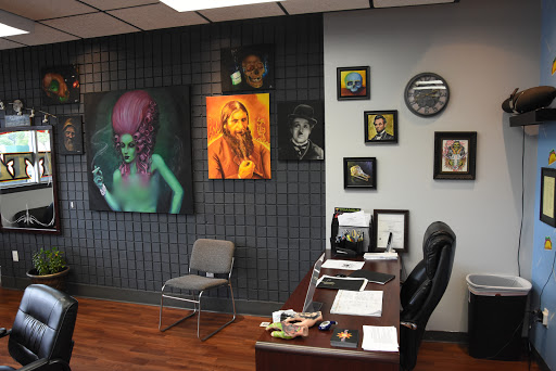 Explore awesome sleeve tattoo ideas for guys, creative tattoo ideas in Des Moines, available at All Seeing Eye Tattoo