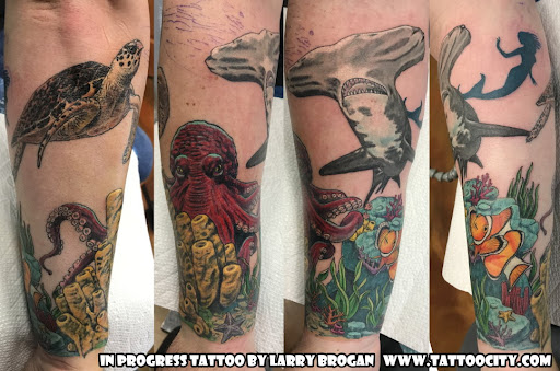 Explore super mario tattoo ideas, creative tattoo ideas in Lockport, available at Tattoo City by Larry Brogan