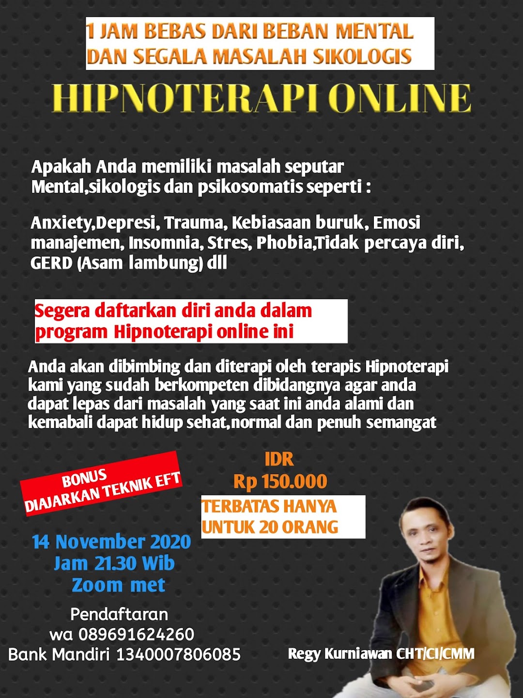 Hipnoterapi dan hipnotis Indonesia