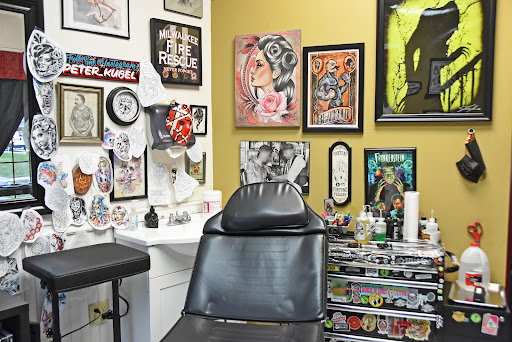 Explore earlobe tattoo ideas, creative tattoo ideas in Port Washington, available at Homeward Bound Tattoo