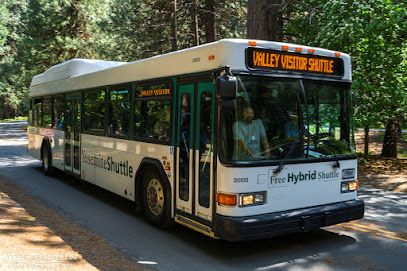 Yosemite Valley Shuttle - Stop 6 Lower Yosemite Fall