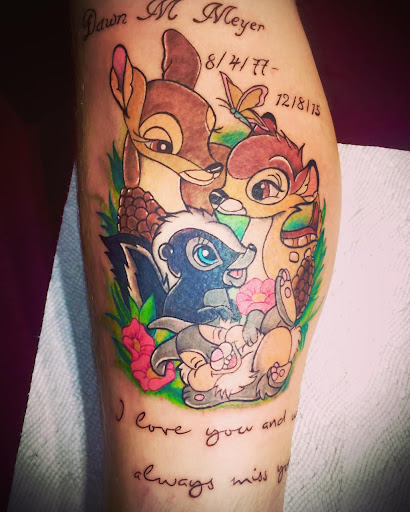 Explore batman tattoo ideas, creative tattoo ideas in Waterford, available at Kave Art & Tattoo