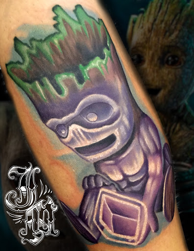 Explore tattoo ideas for men bicep, creative tattoo ideas in Lombard, available at New Hope Tattoo