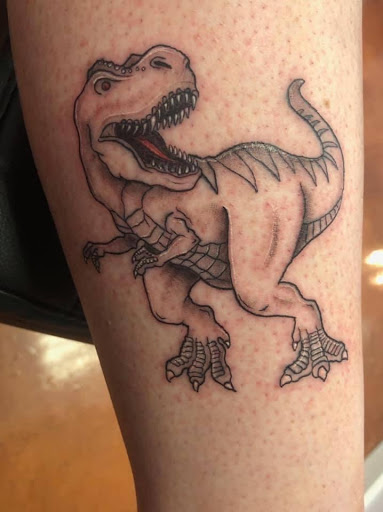 Explore tattoo cover up ideas on leg, creative tattoo ideas in Aledo, available at Elevated Tattoo & Piercing