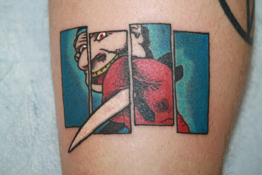 Explore love is pain tattoo ideas, creative tattoo ideas in Louisville, available at Twisted Images