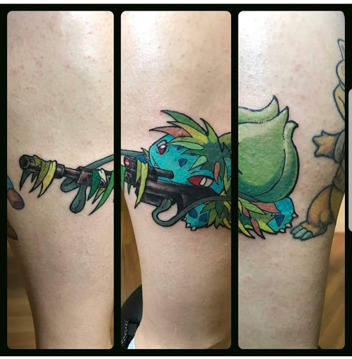 Explore tattoo ideas for black males, creative tattoo ideas in Jupiter, available at Moth And Moon Tattoo