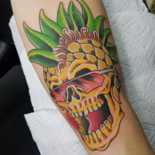 Explore moon tattoo ideas, creative tattoo ideas in Virginia Beach, available at Studio Evolve