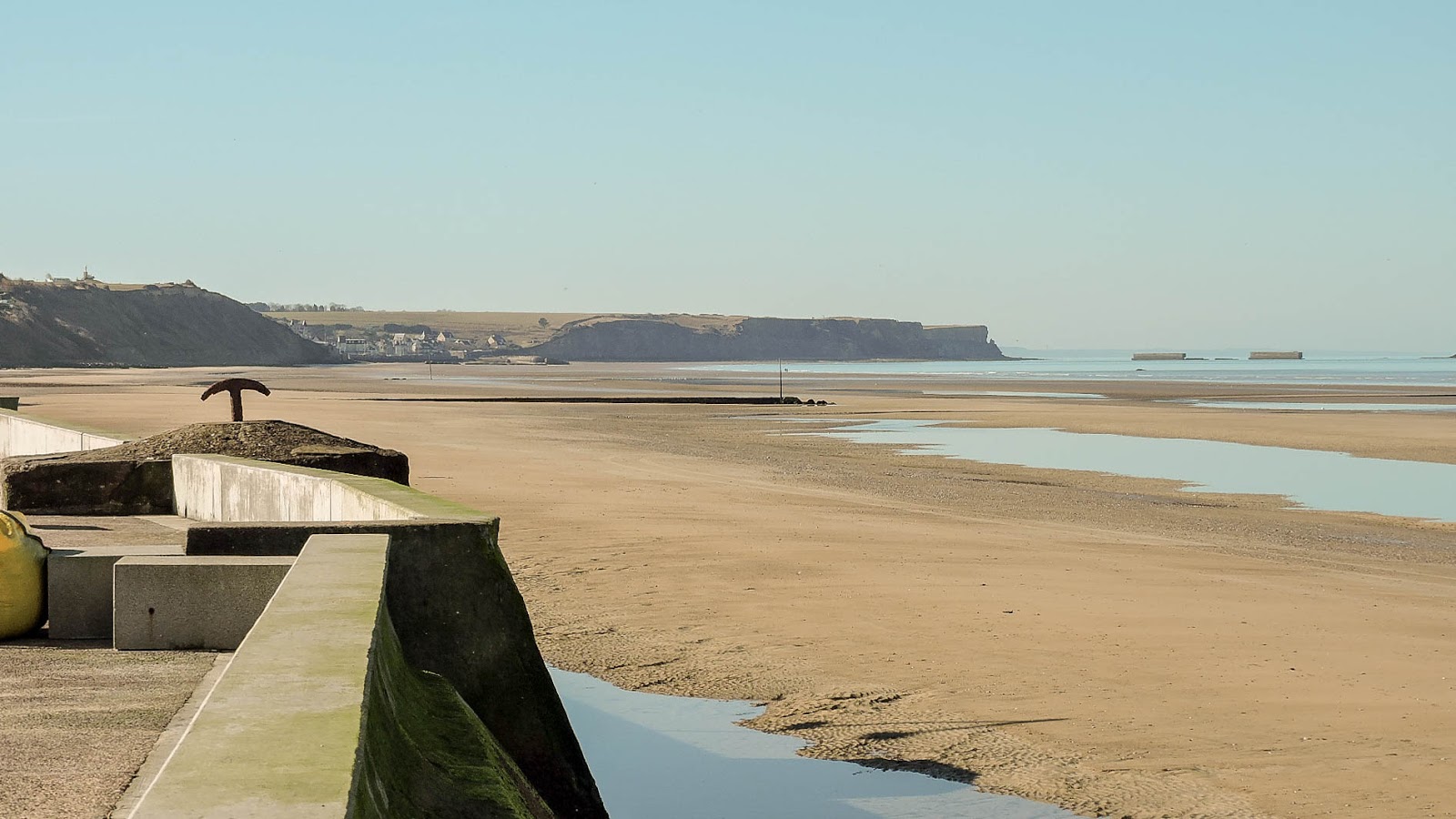 Foto von Asnelles Beach und die siedlung