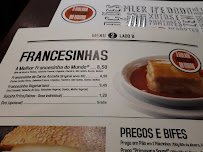 Sol e Sombra Bifanas em Porto menu n° 2