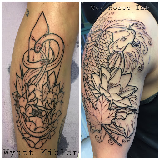 Explore naked women tattoo ideas, creative tattoo ideas in Kent, available at War Horse Ink