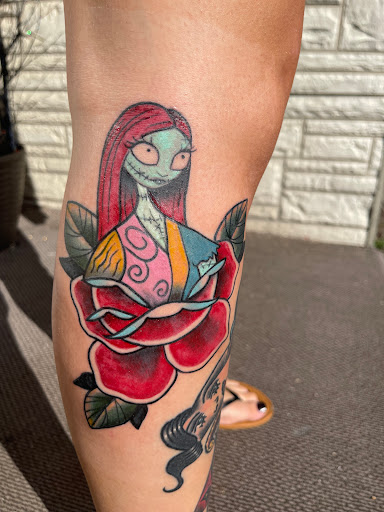 Explore guy thigh tattoo ideas, creative tattoo ideas in Donora, available at Alchemy Arts Tattoo & Permanent Makeup Studio