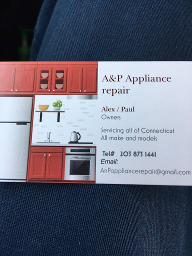 A & P Appliance Repair in Old Saybrook, Connecticut