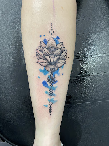 Explore thin blue line tattoo ideas, creative tattoo ideas in Hagerstown, available at ONE Touch Tattooz (Mod Squad)