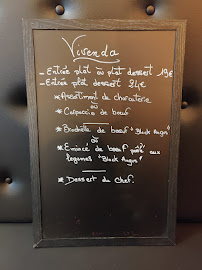 Vivenda - Cuisine française à Nice carte