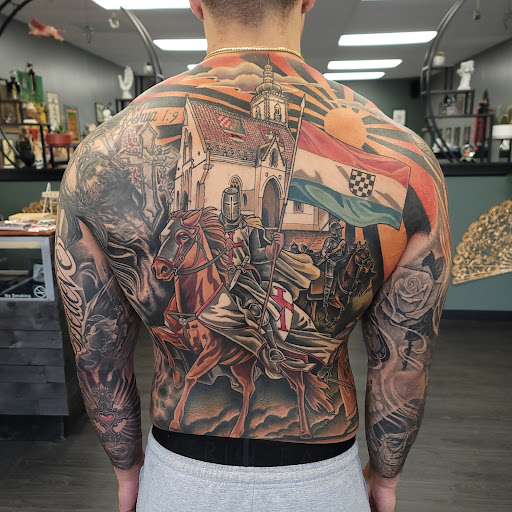Explore blessed neck tattoo ideas, creative tattoo ideas in Livonia, available at Integrity Tattoo Company
