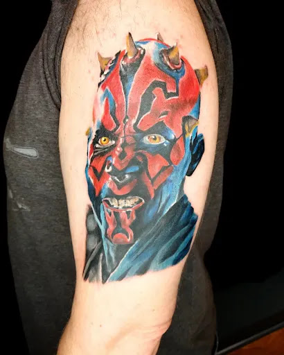 Explore shoulder tattoo ideas for guys, creative tattoo ideas in King Of Prussia, available at The Tattoo Parlour and Lounge