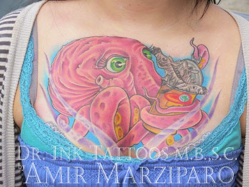 Explore deer skull tattoo ideas, creative tattoo ideas in Myrtle Beach, available at Dr Ink Tattoo