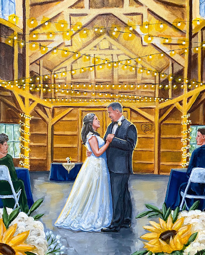Kaitlin Funkhouser Art | Live Wedding Painting and Events