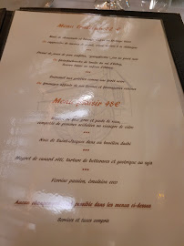 Restaurant français Auberge du Musée à Mussidan (le menu)