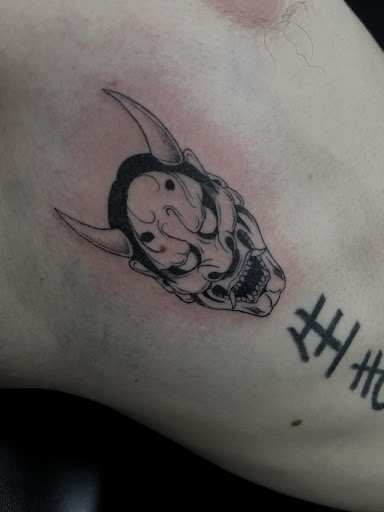 Explore gojo tattoo ideas, creative tattoo ideas in Lawrenceburg, available at Good Luck Marys Tattoo co.