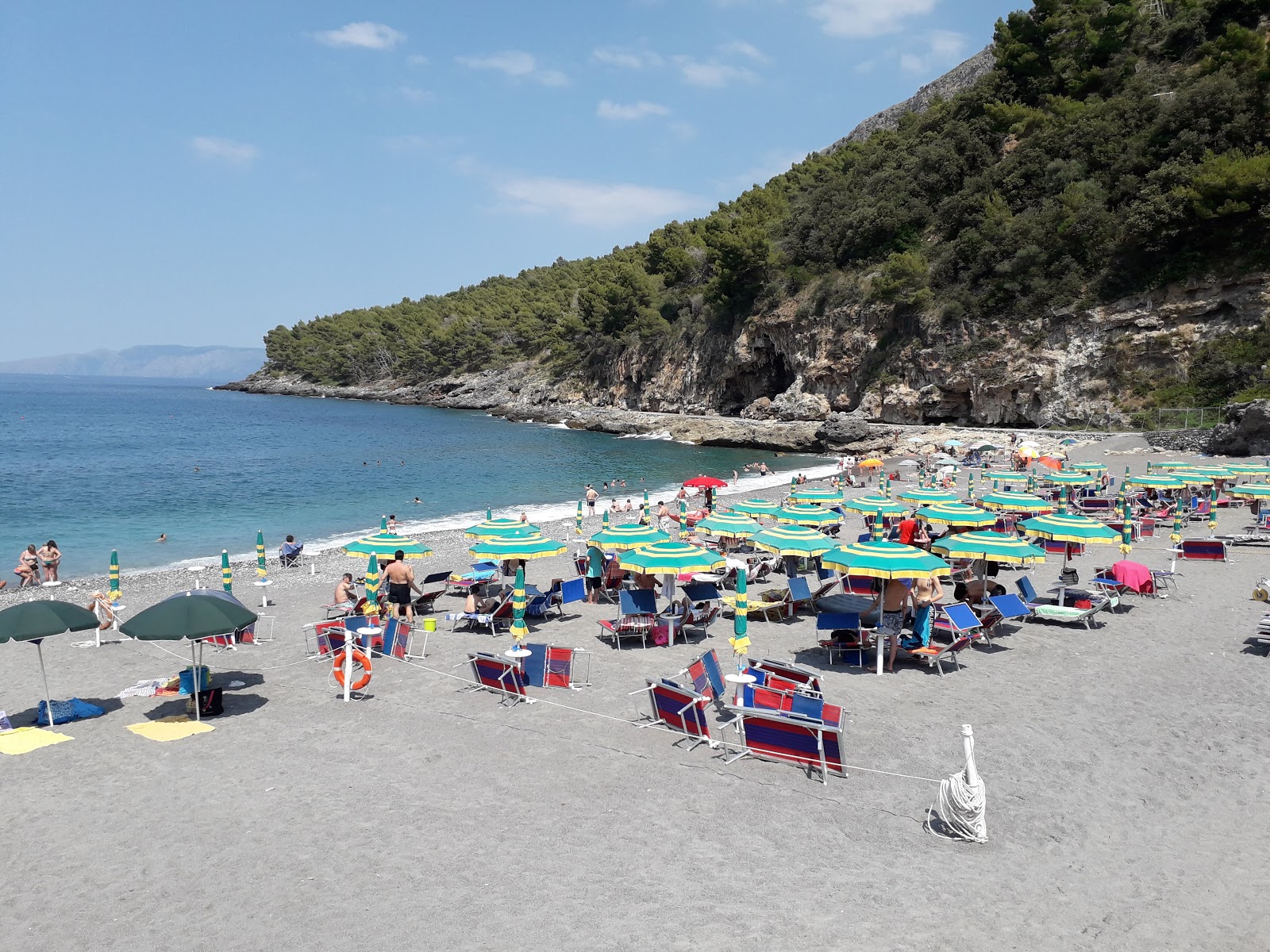 Spiaggia di Fiumicello beach (Porto di Maratea, Potenza) on the map