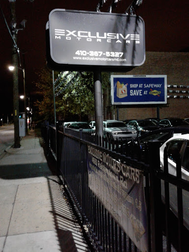 Used Car Dealer «Exclusive Motor Cars», reviews and photos, 4660 Reisterstown Rd, Baltimore, MD 21215, USA