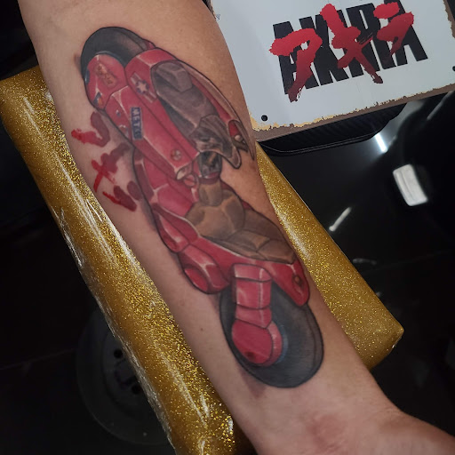 Explore viking sleeve tattoo ideas, creative tattoo ideas in Addison, available at Cat Tattoo