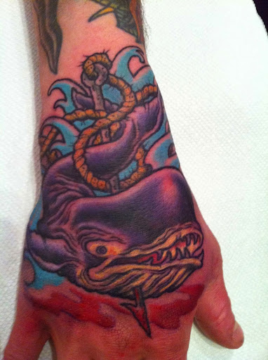 Explore tattoo on thigh ideas, creative tattoo ideas in Chicago, available at Revolution Tattoo