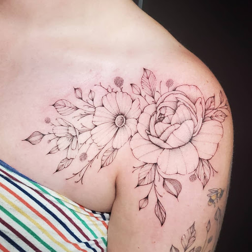 Explore back of the leg tattoo ideas, creative tattoo ideas in Stevens Point, available at International Ink Tattoos