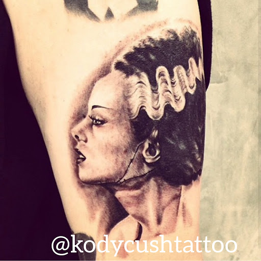 Explore quarter sleeve tattoo ideas women, creative tattoo ideas in Hesperia, available at Logic Ink Tattoo & Piercing