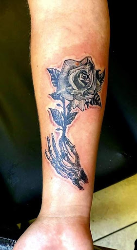 Explore full moon tattoo ideas, creative tattoo ideas in Mesa, available at Ranger Tattoo & Piercing