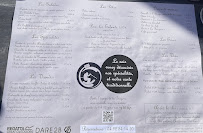 Menu / carte de La Bergerie à Pra Loup