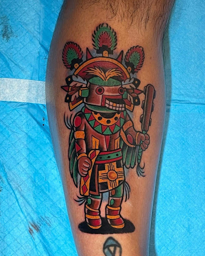 Explore goldendoodle tattoo ideas, creative tattoo ideas in Philadelphia, available at Floating World Tattoos and Body Piercing