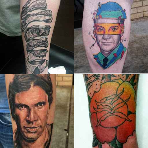 Explore tattoo ideas for memorial of father, creative tattoo ideas in Oklahoma City, available at Mind Bender Tattoo