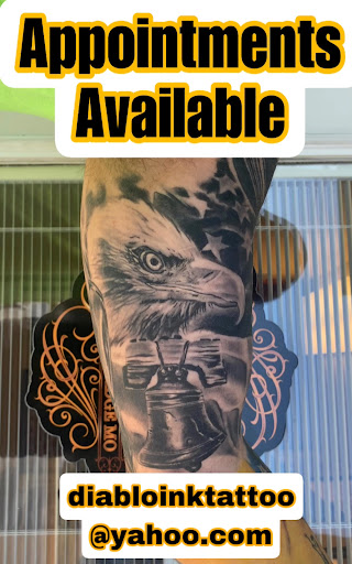 Explore one of one tattoo ideas, creative tattoo ideas in High Ridge, available at Diablo Ink Tattoos