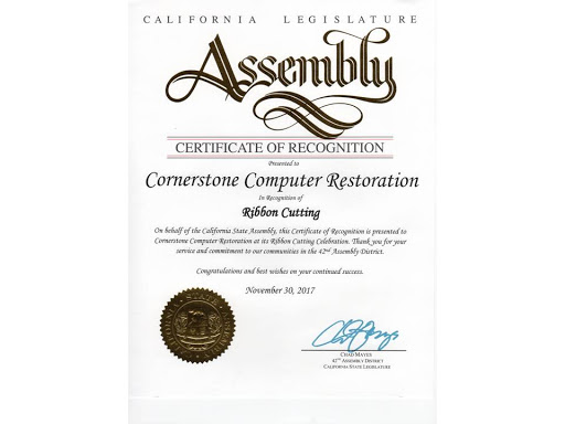 Cornerstone Computer Restorations and Services image