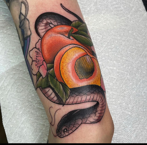 Explore gothic tattoo ideas, creative tattoo ideas in Council Bluffs, available at Black Squirrel Tattoo