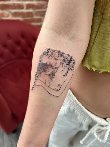 Explore tattoo arm placement ideas, creative tattoo ideas in Leola, available at Sweet Omens