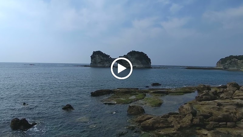 南紀熊野ジオパーク 白浜の泥岩岩脈