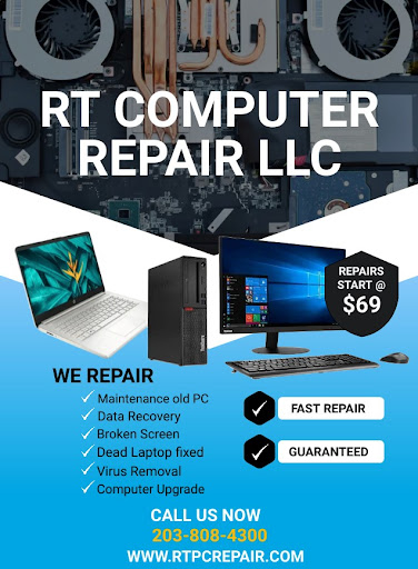 Computer Repair Service «RT Computer Repair», reviews and photos, 2538 E Main St, Waterbury, CT 06705, USA