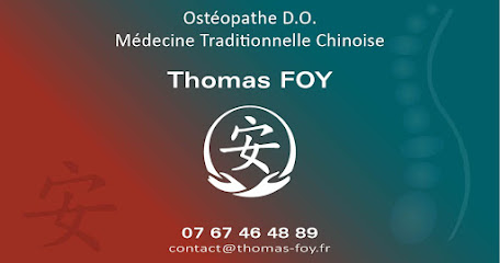 Thomas Foy - Médecine Traditionnelle Chinoise - Ostéopathe D.O.